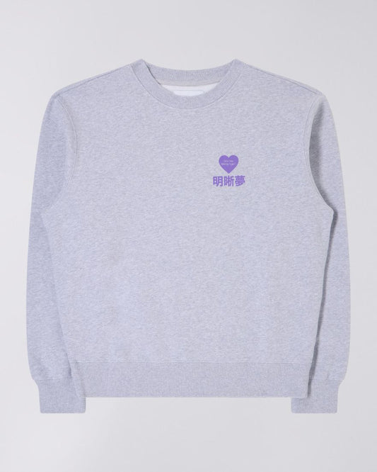 Edwin Legal Highs Sweat Grey Marl