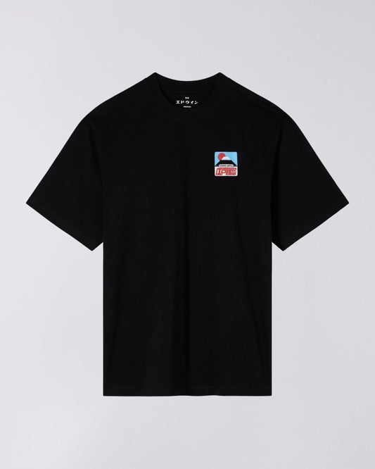Edwin Sunset on Fuji San T-Shirt Black