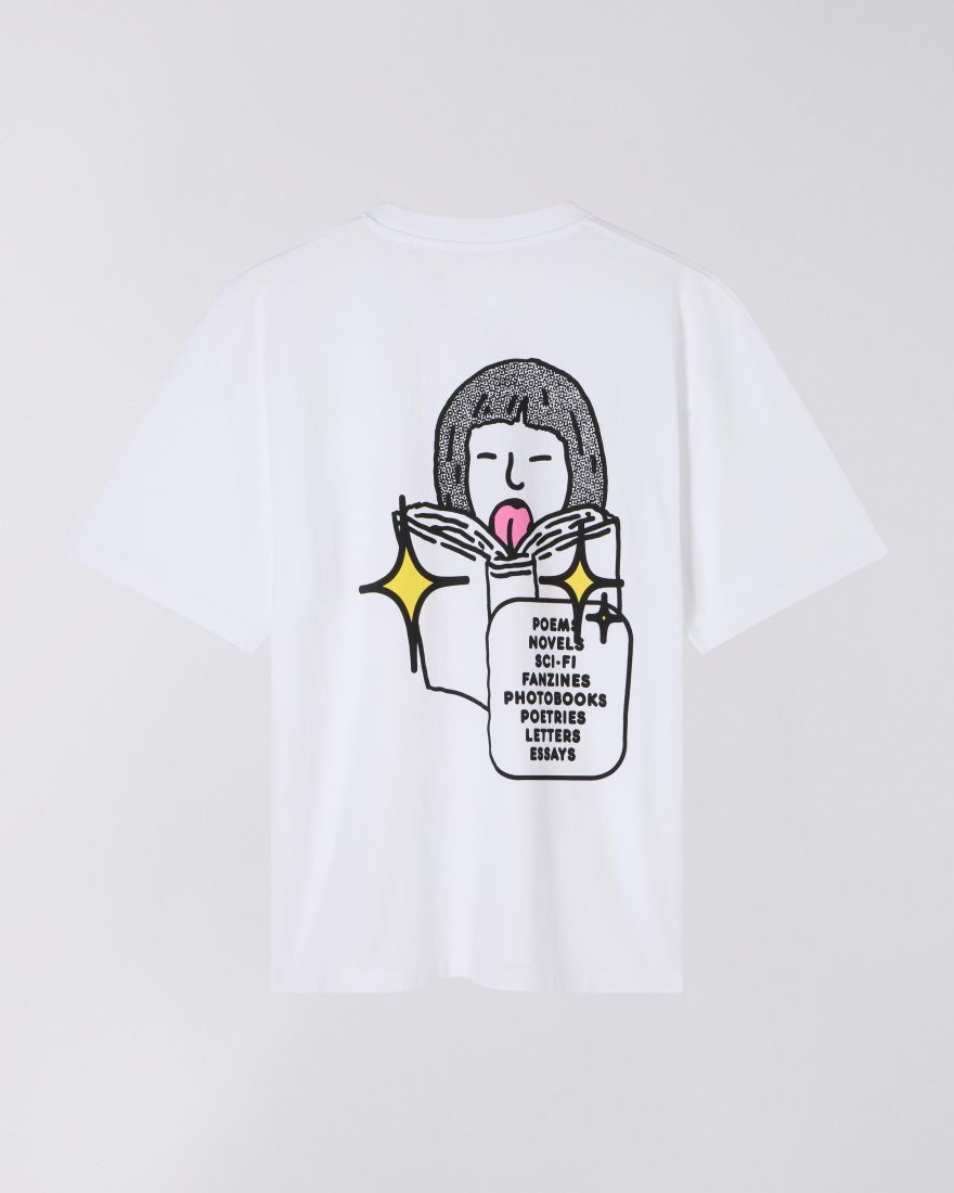Edwin Love In The Books T-Shirt White