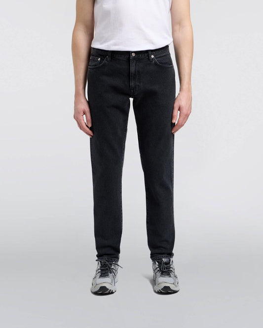 Edwin Regular Tapered Jeans Black Dark Used