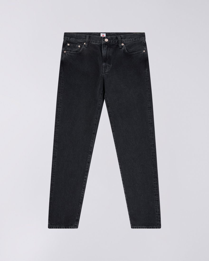 Edwin Regular Tapered Jeans Black Dark Used