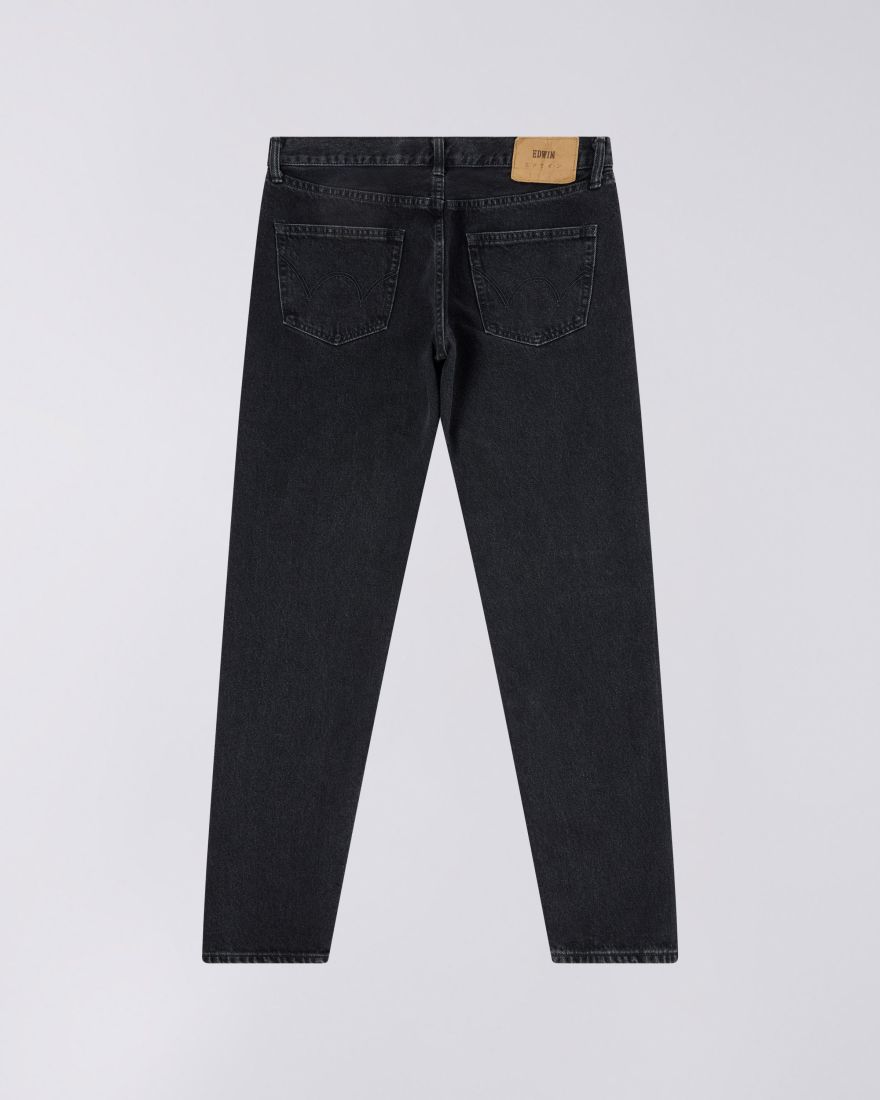 Edwin Regular Tapered Jeans Black Dark Used