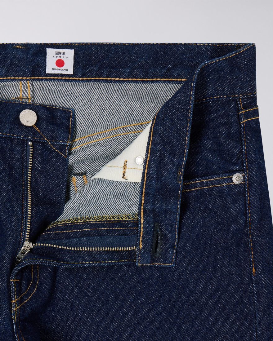 Edwin Regular Tapered Jeans Kaihara Blue Rinsed 083