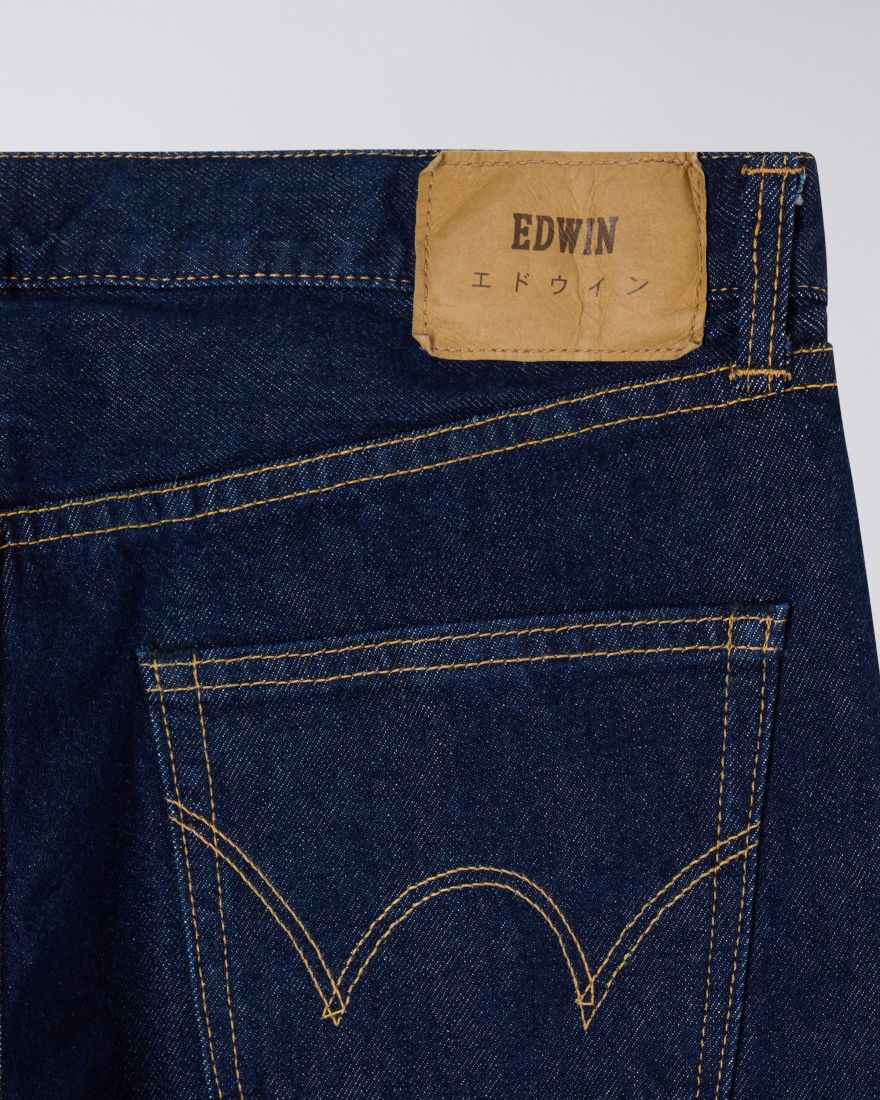 Edwin Regular Tapered Jeans Kaihara Blue Rinsed 083