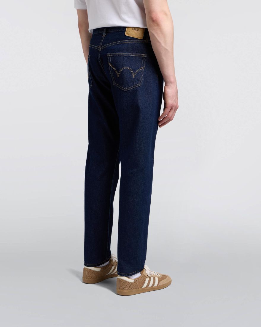 Edwin Regular Tapered Jeans Kaihara Blue Rinsed 083