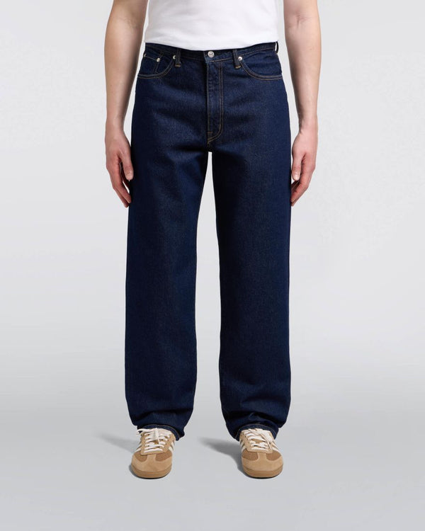 Edwin Loose Jeans Blue Blue Rinsed Wash