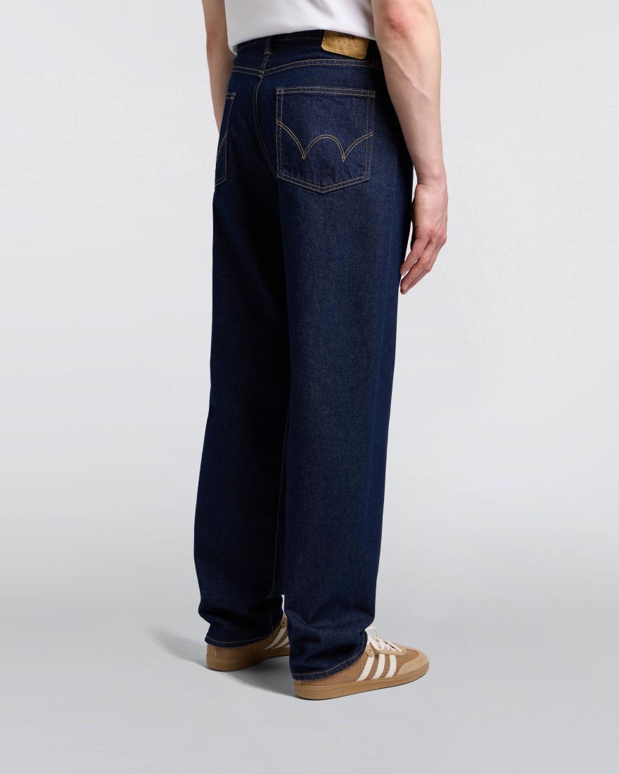 Edwin Loose Jeans Blue Blue Rinsed Wash