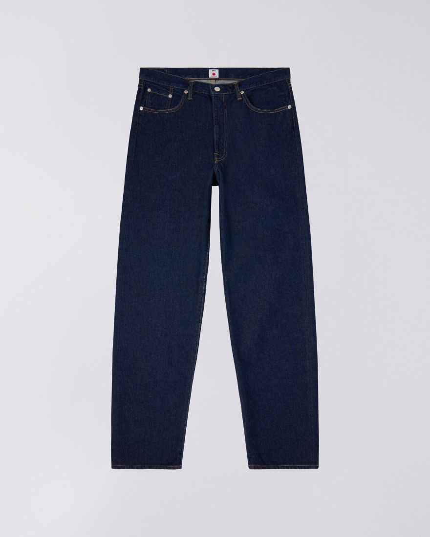 Edwin Loose Jeans Blue Blue Rinsed Wash
