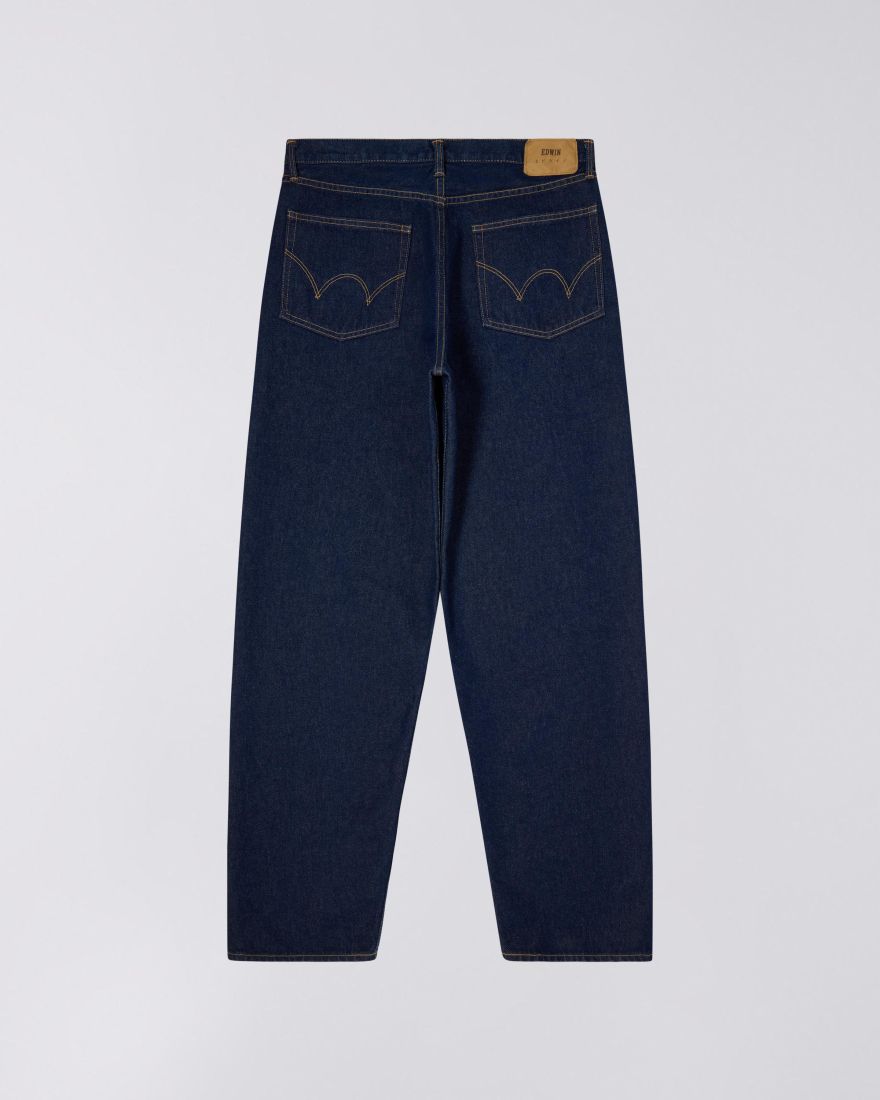 Edwin Loose Jeans Blue Blue Rinsed Wash