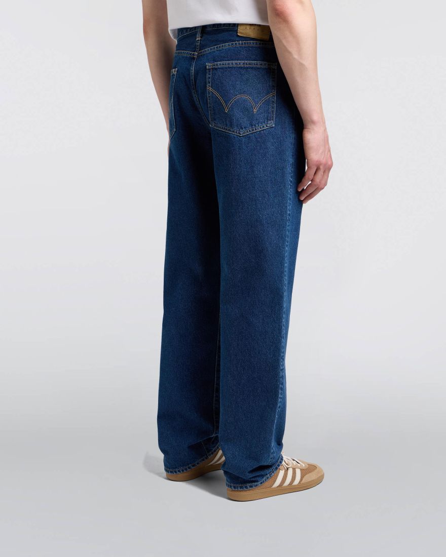 Edwin Loose Jeans Blue Mid Used Wash