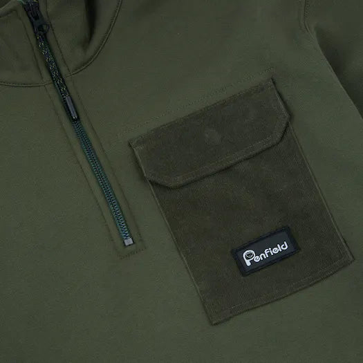 Penfield Funnel Neck Sweat Forest Night