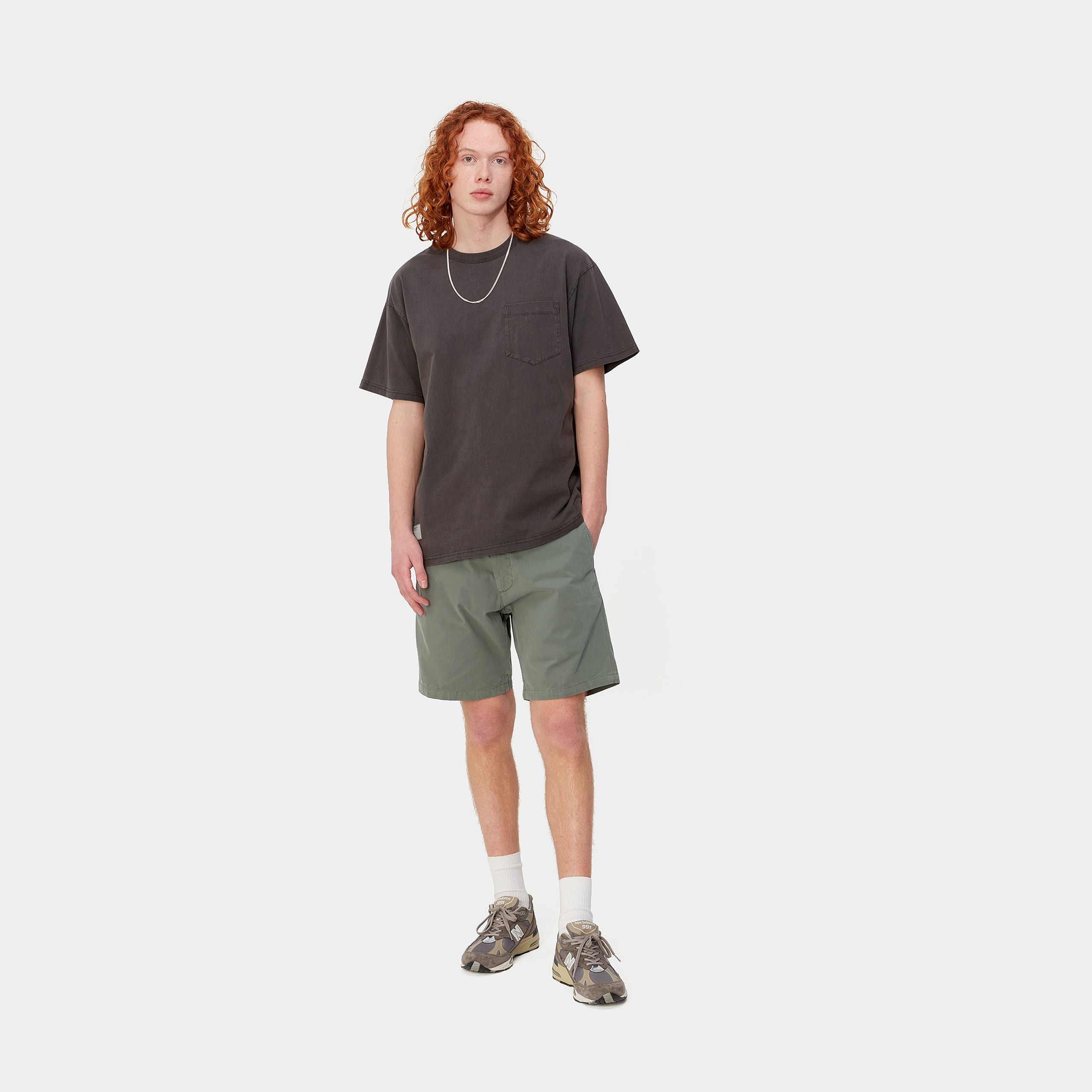 Carhartt WIP John Cotton Chino Short Park Green