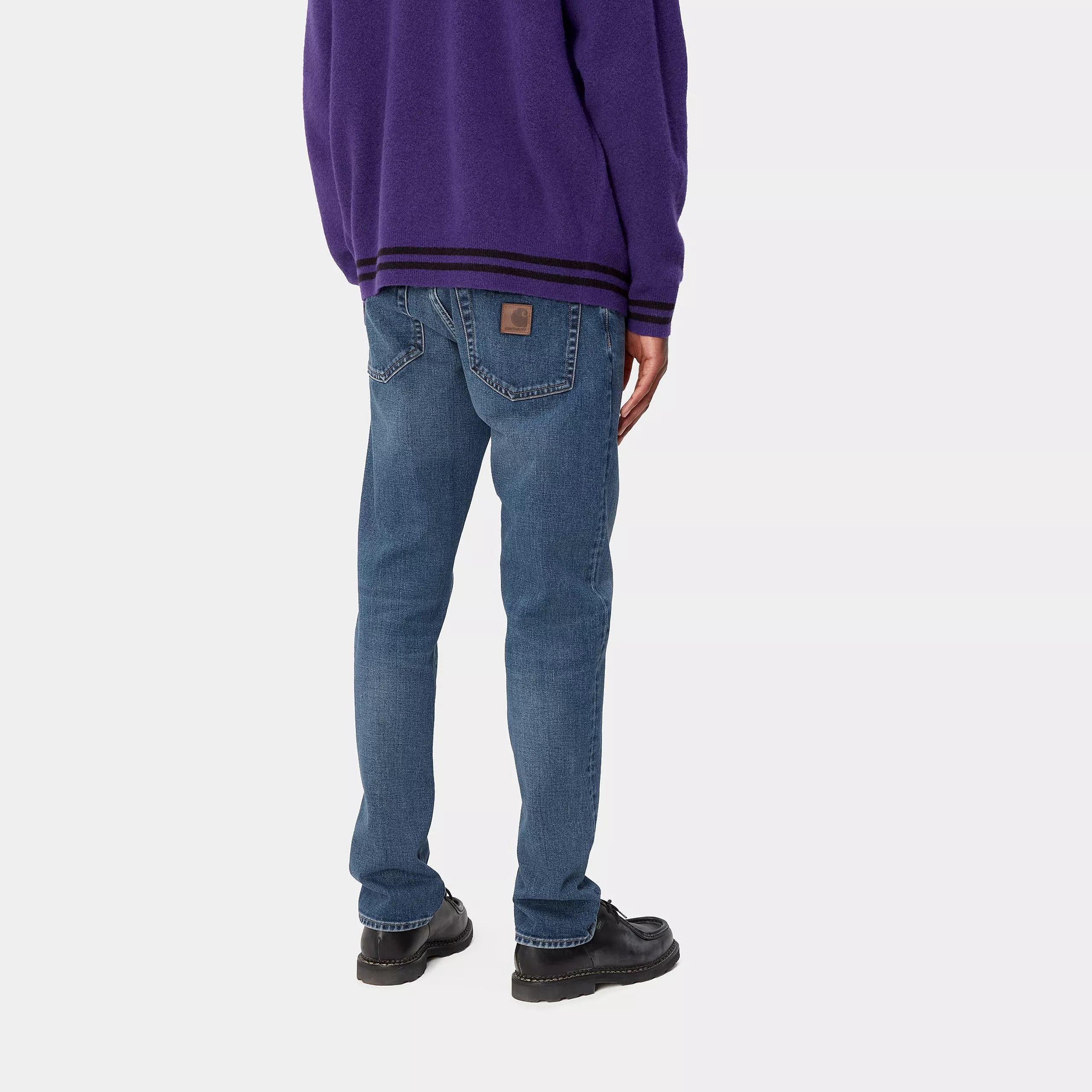 Carhartt WIP Klondike Pant Blue Dark Used Wash