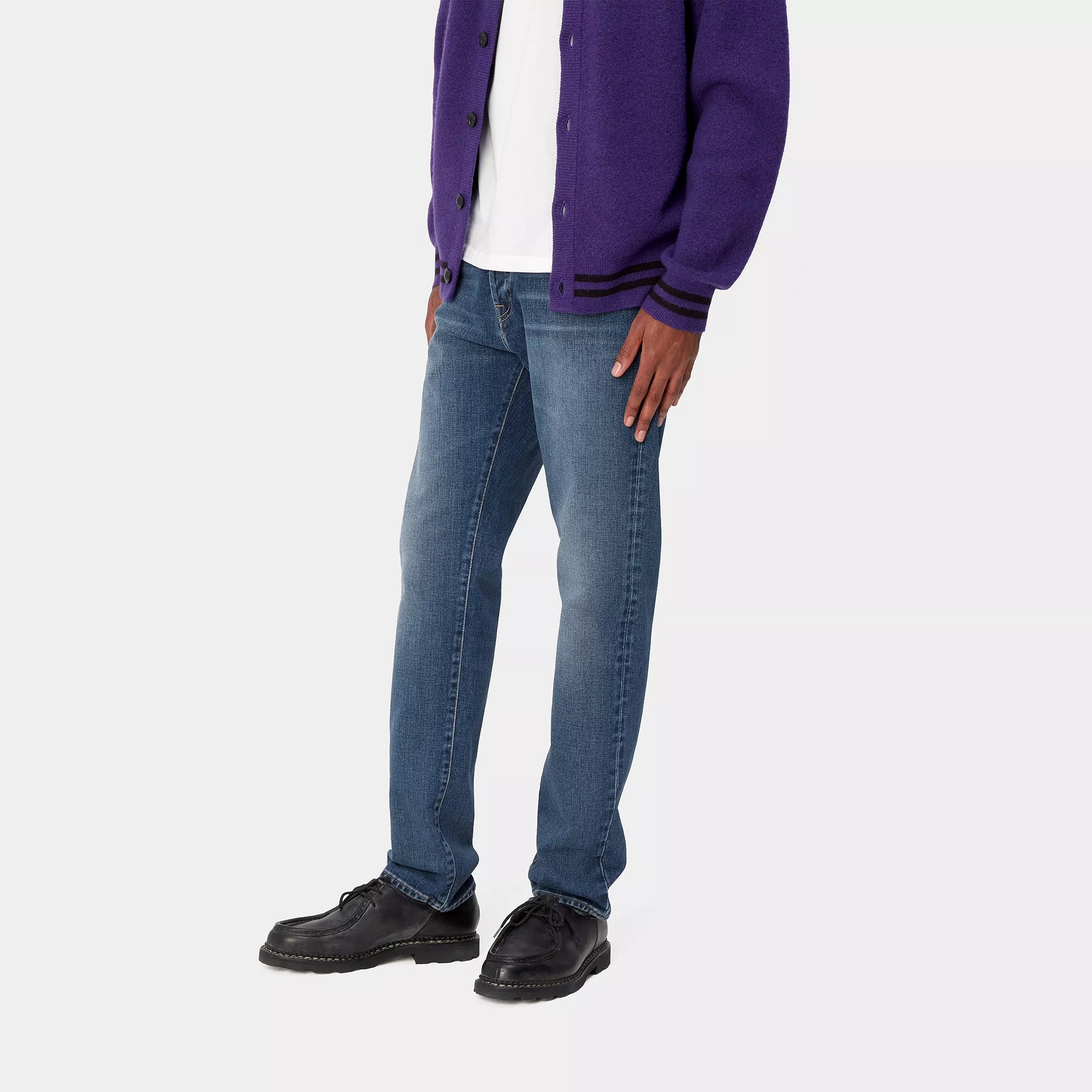 Carhartt WIP Klondike Pant Blue Dark Used Wash