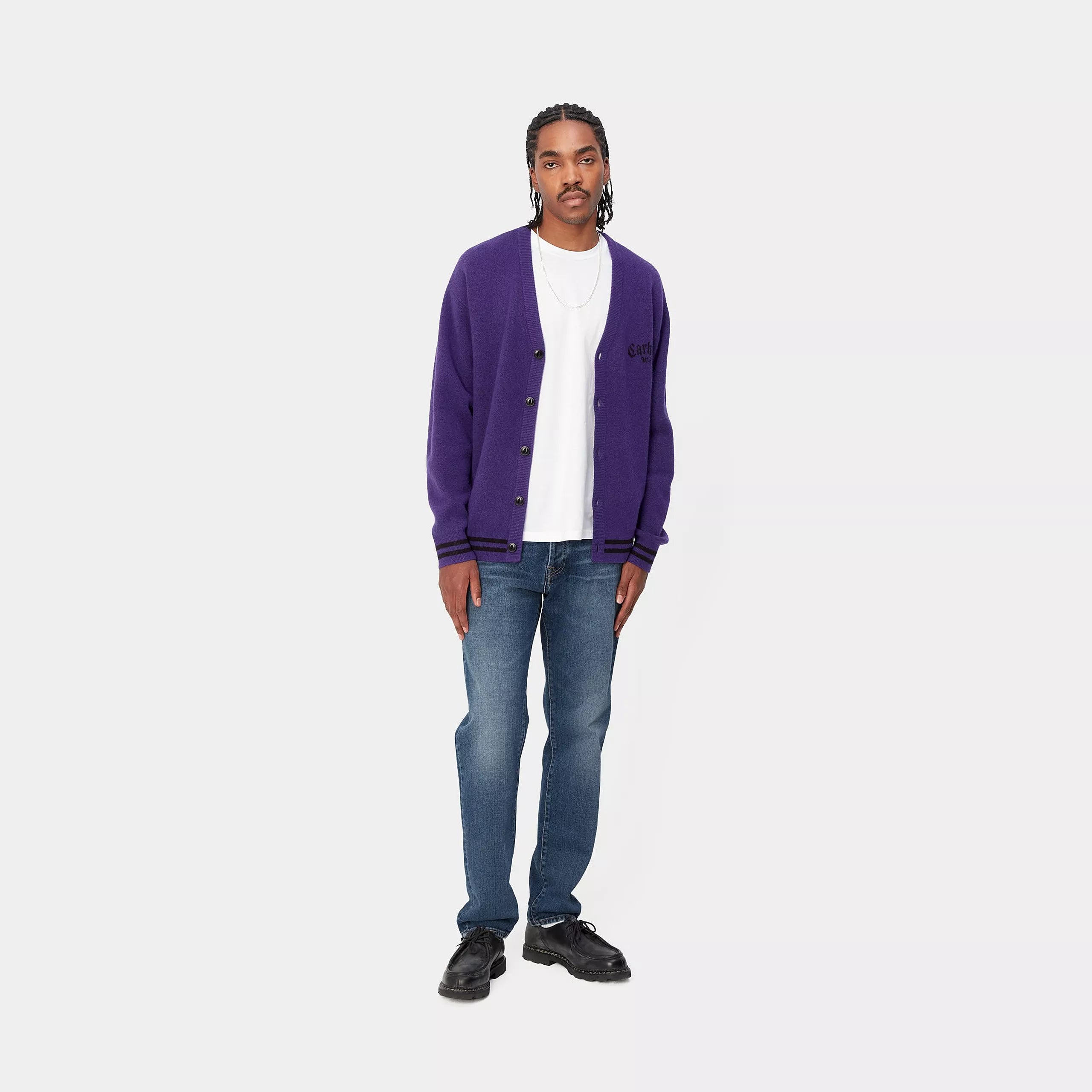 Carhartt WIP Klondike Pant Blue Dark Used Wash
