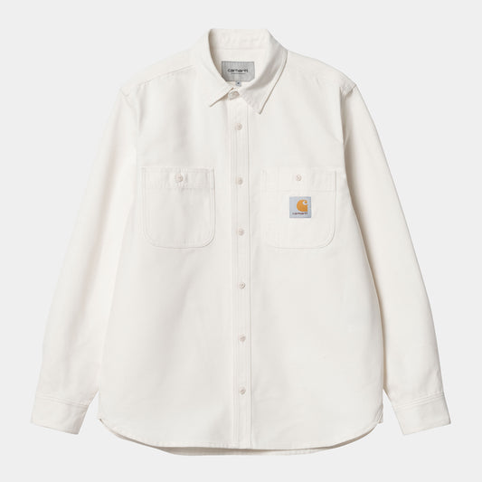 Carhartt WIP L/S Clink Canvas Shirt Wax