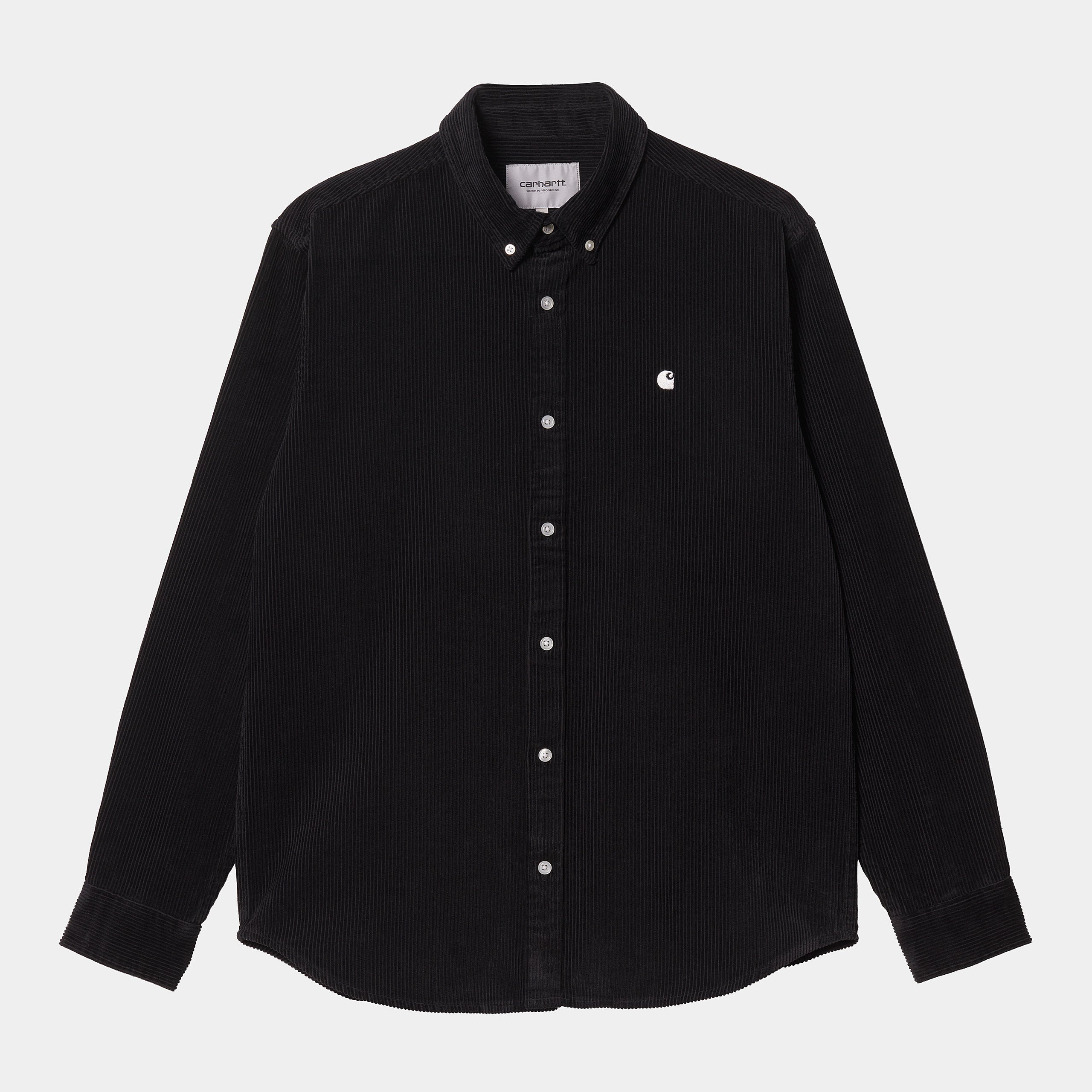 Carhartt WIP L/S Madison Cord Shirt Black/Wax