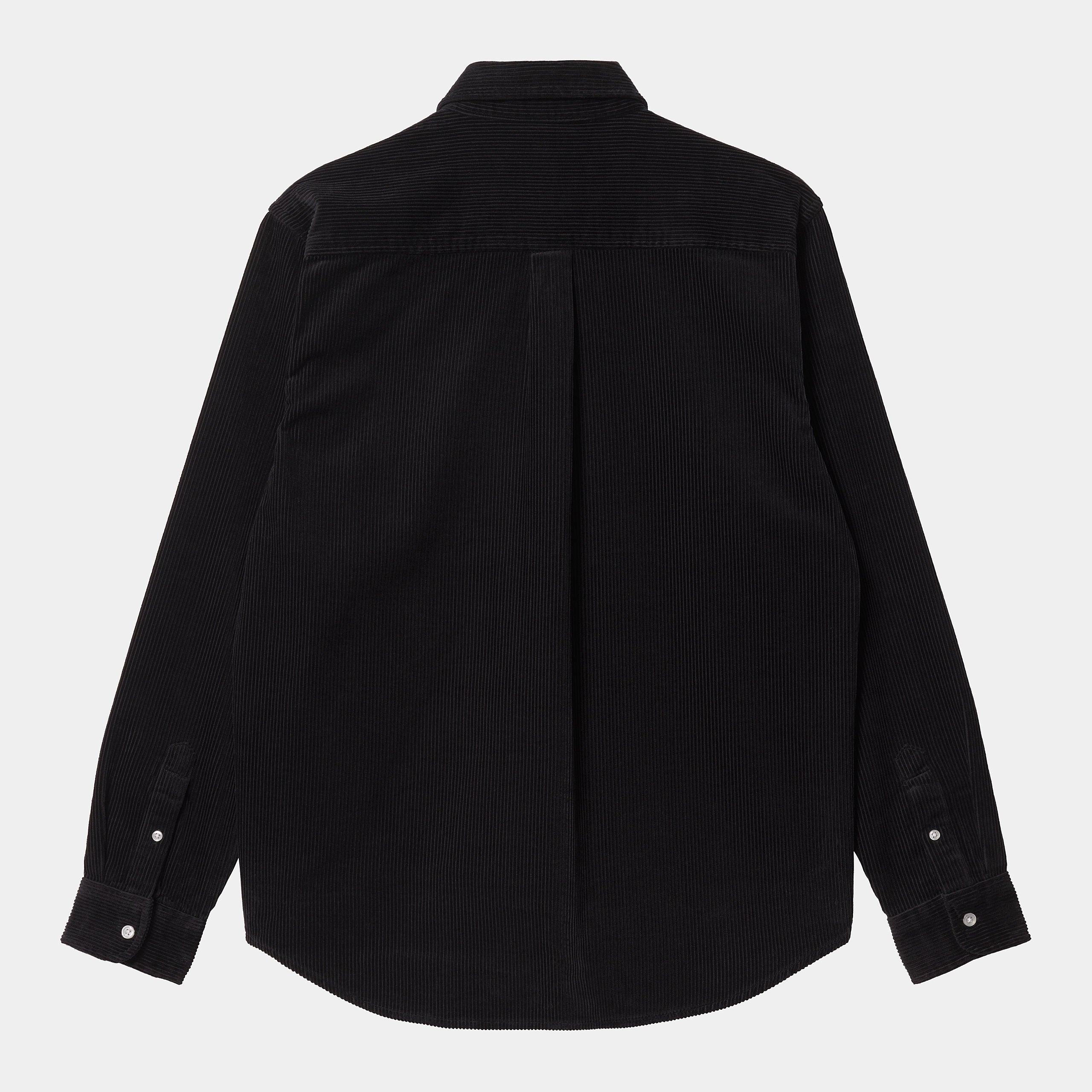 Carhartt WIP L/S Madison Cord Shirt Black/Wax