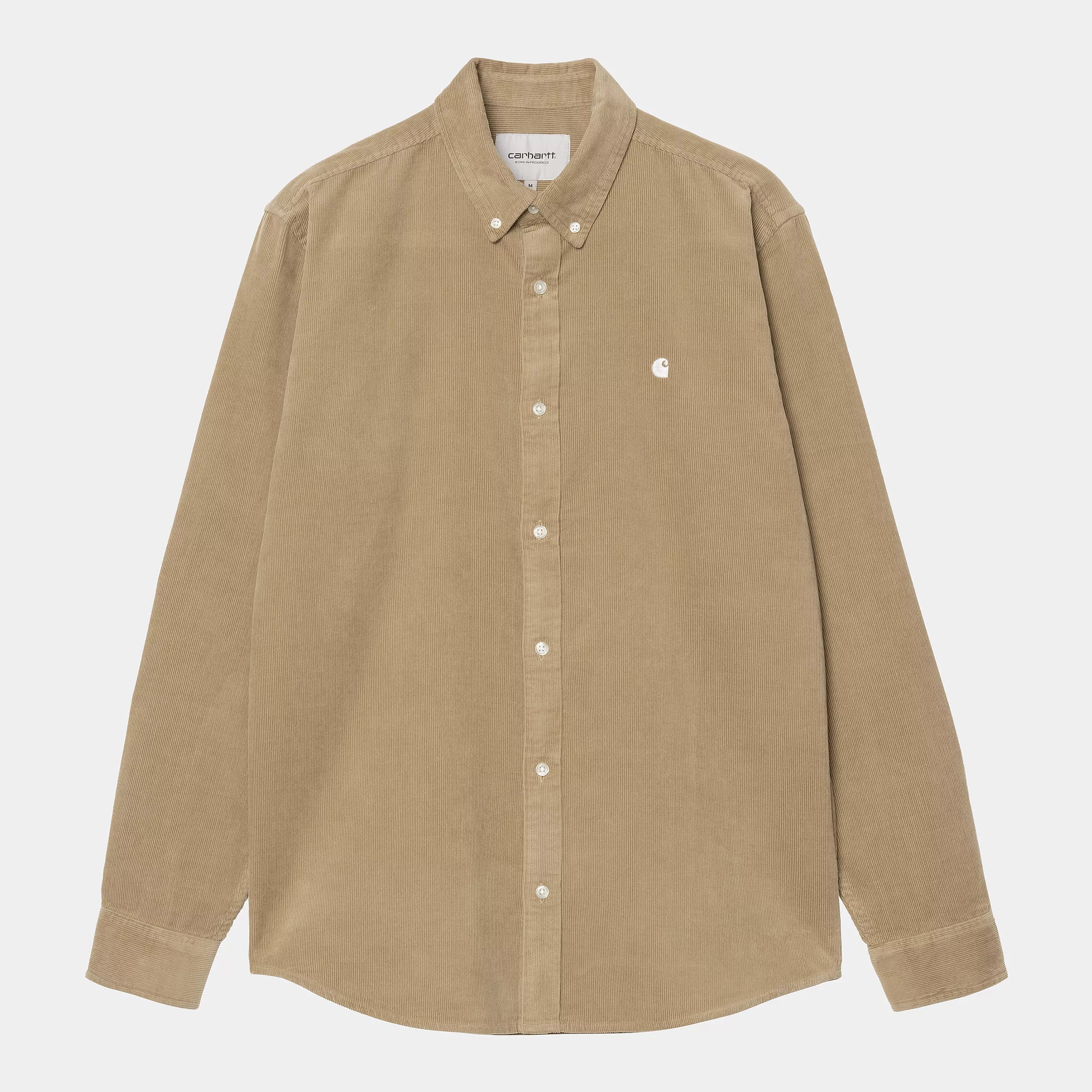 Carhartt WIP L/S Madison Fine Cord Shirt Leather/Wax