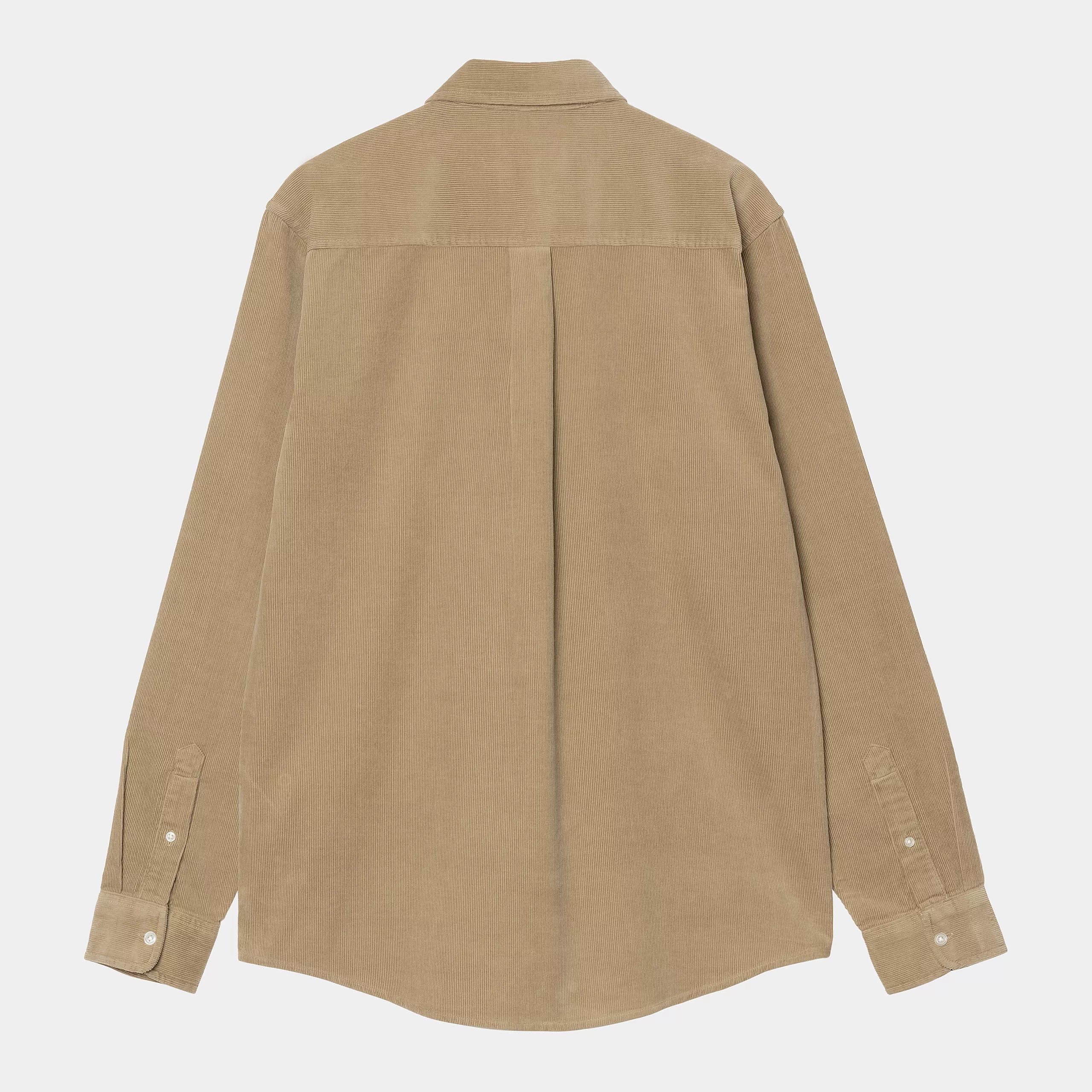 Carhartt WIP L/S Madison Fine Cord Shirt Leather/Wax