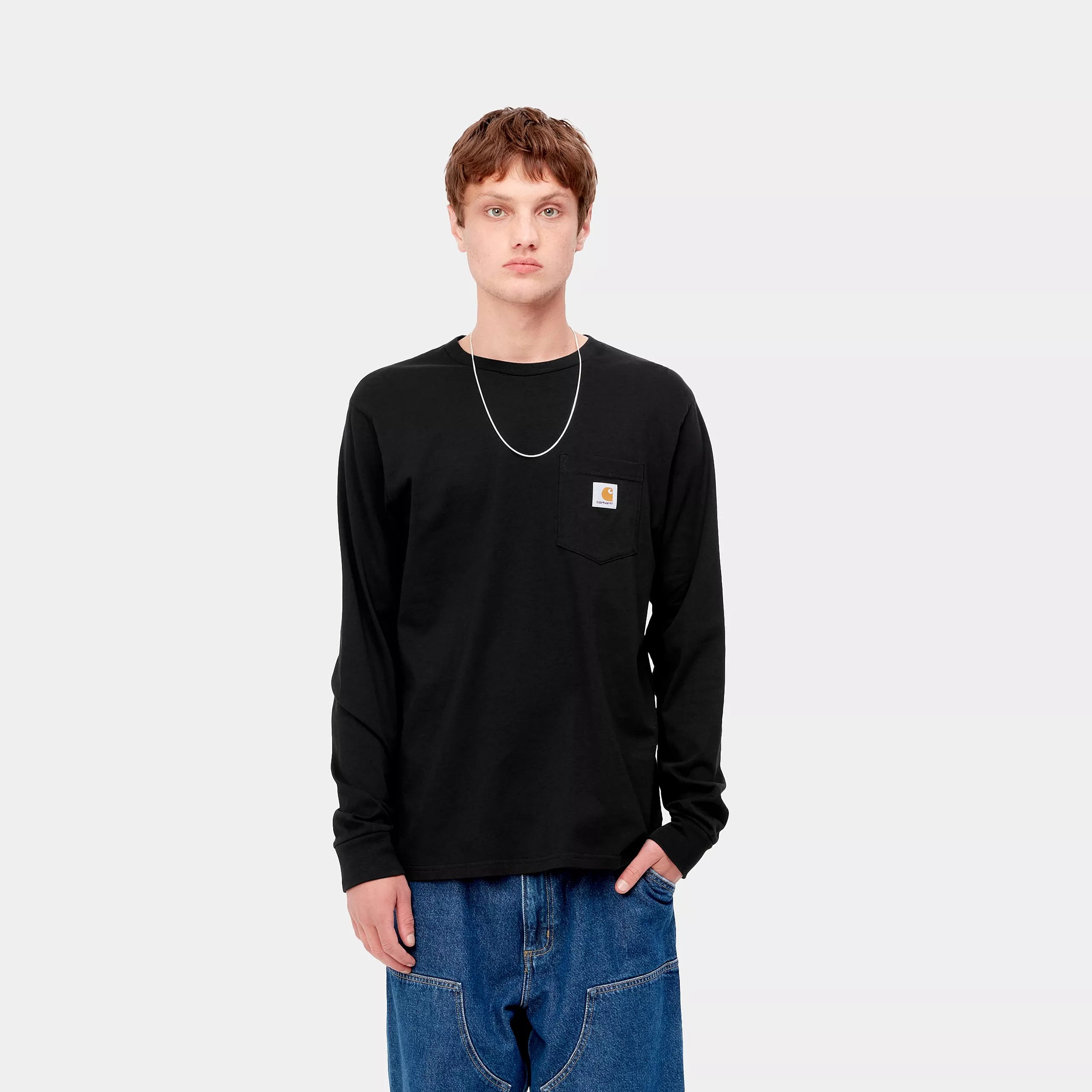 Carhartt WIP L/S Pocket T-Shirt Black