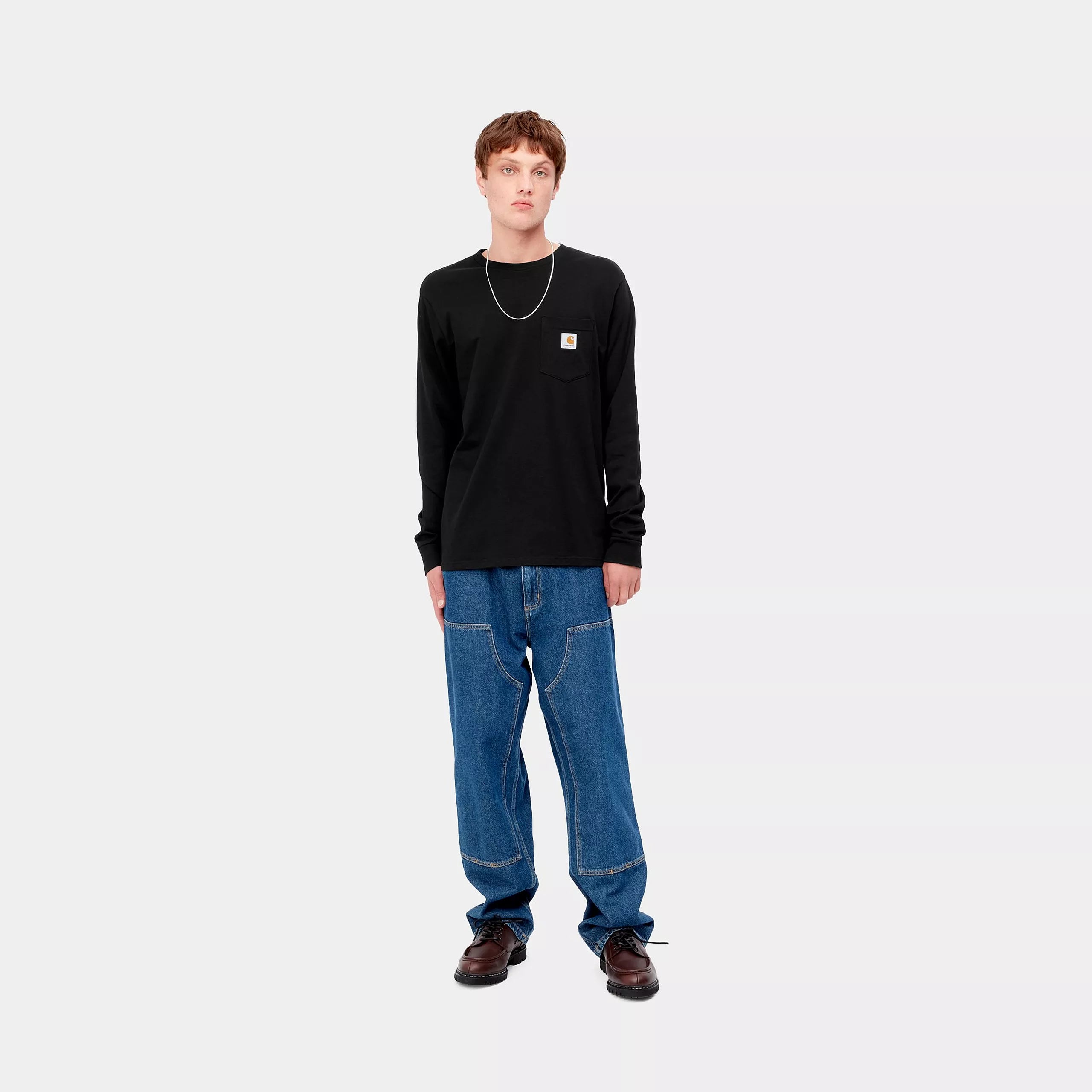 Carhartt WIP L/S Pocket T-Shirt Black