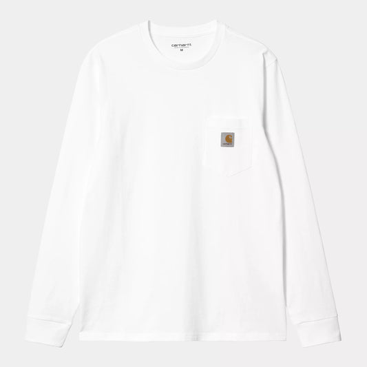 Carhartt WIP L/S Pocket T-Shirt White