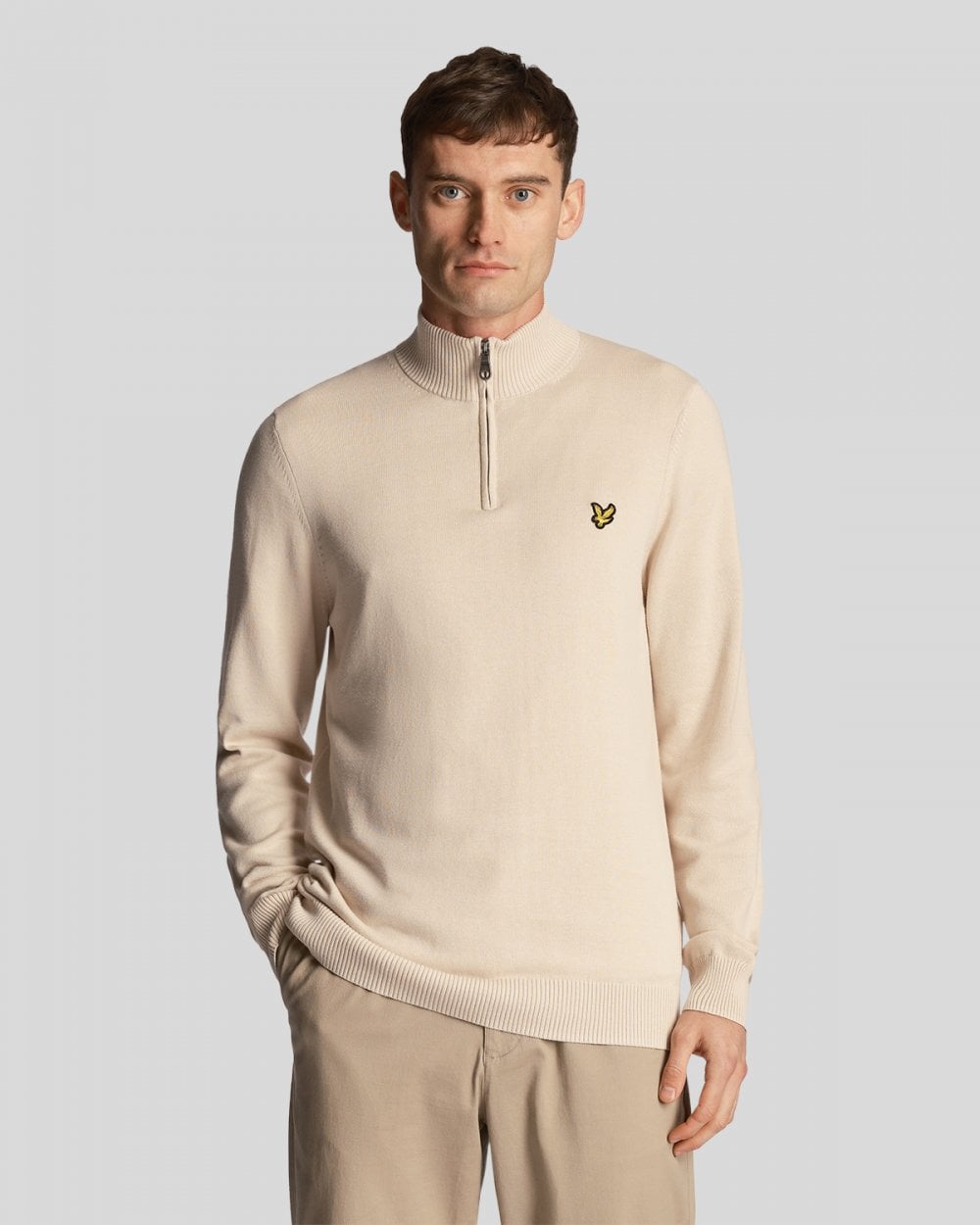 Lyle & Scott Quarter Zip Jumper Cove