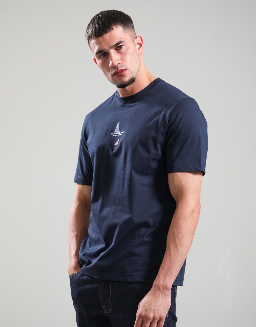 Marshall Artist Aspen T-Shirt Navy