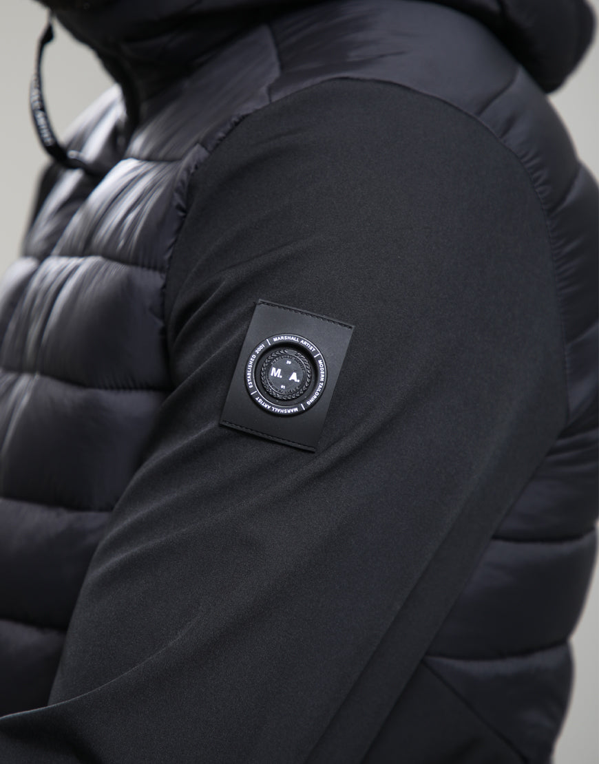 Marshall Artist Forseti Bubble Puffer Jacket Black