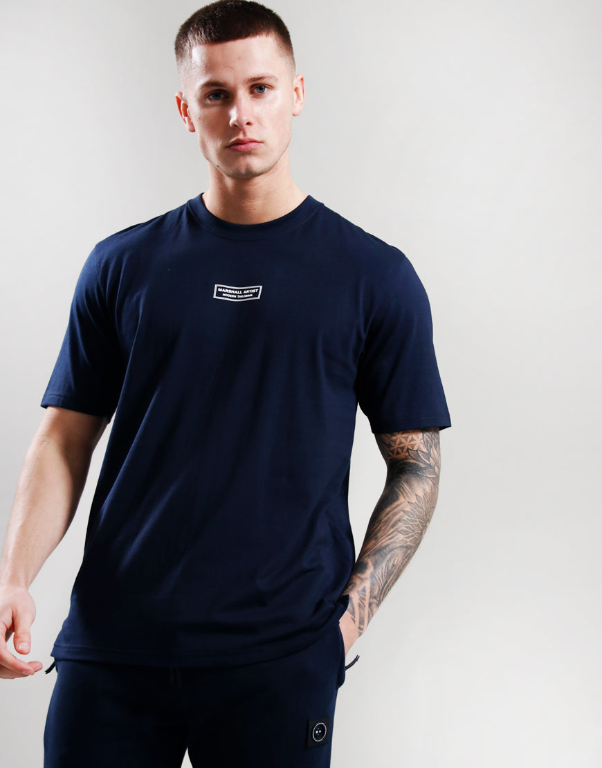 Marshall Artist Siren Box Injection T-Shirt Navy