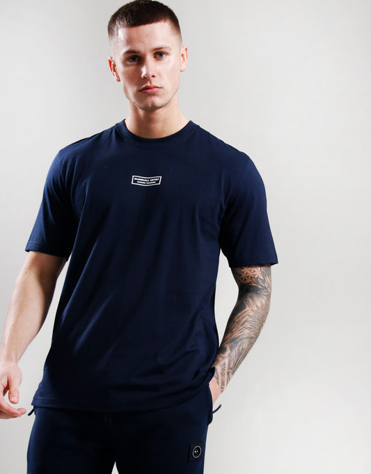 Marshall Artist Siren Box Injection T-Shirt Navy