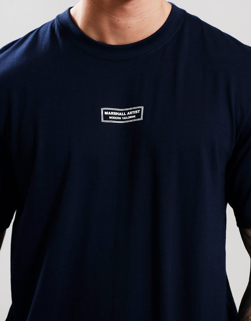 Marshall Artist Siren Box Injection T-Shirt Navy