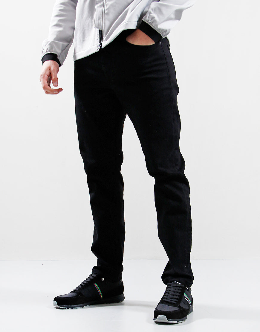 Marshall Artist Slim Tapered Denim Jeans Black Overdyed