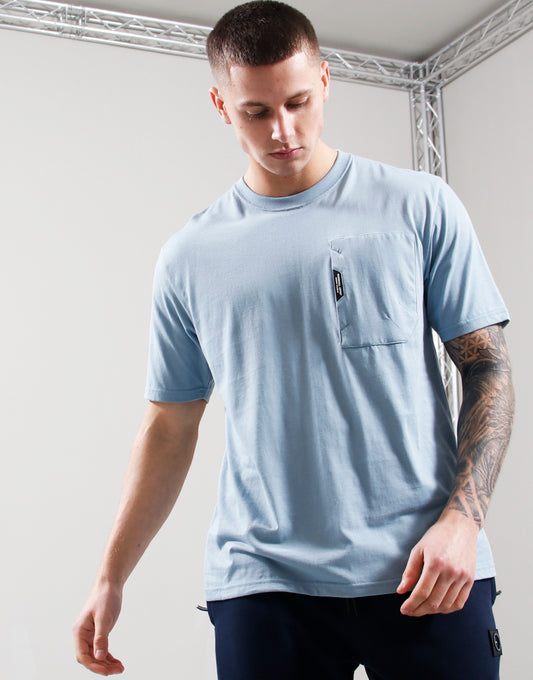 Marshall Artist Minvera Pocket Tee Dusk Blue
