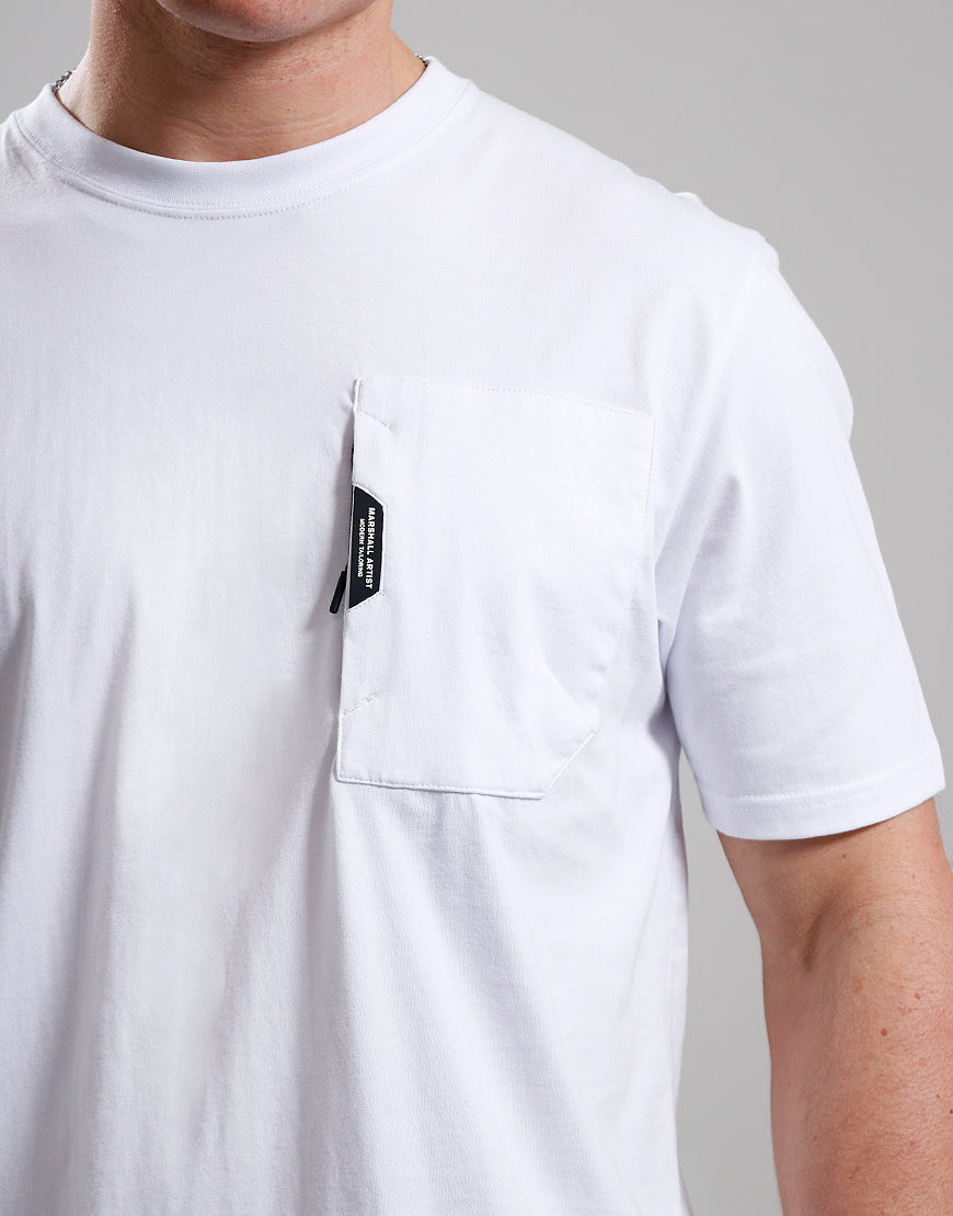 Marshall Artist Minvera Pocket Tee White