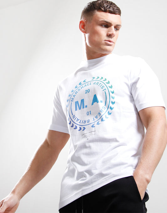 Marshall Artist Ombre tee white
