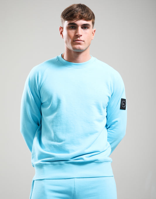 Marshall Artist Crew Sweat Cyan