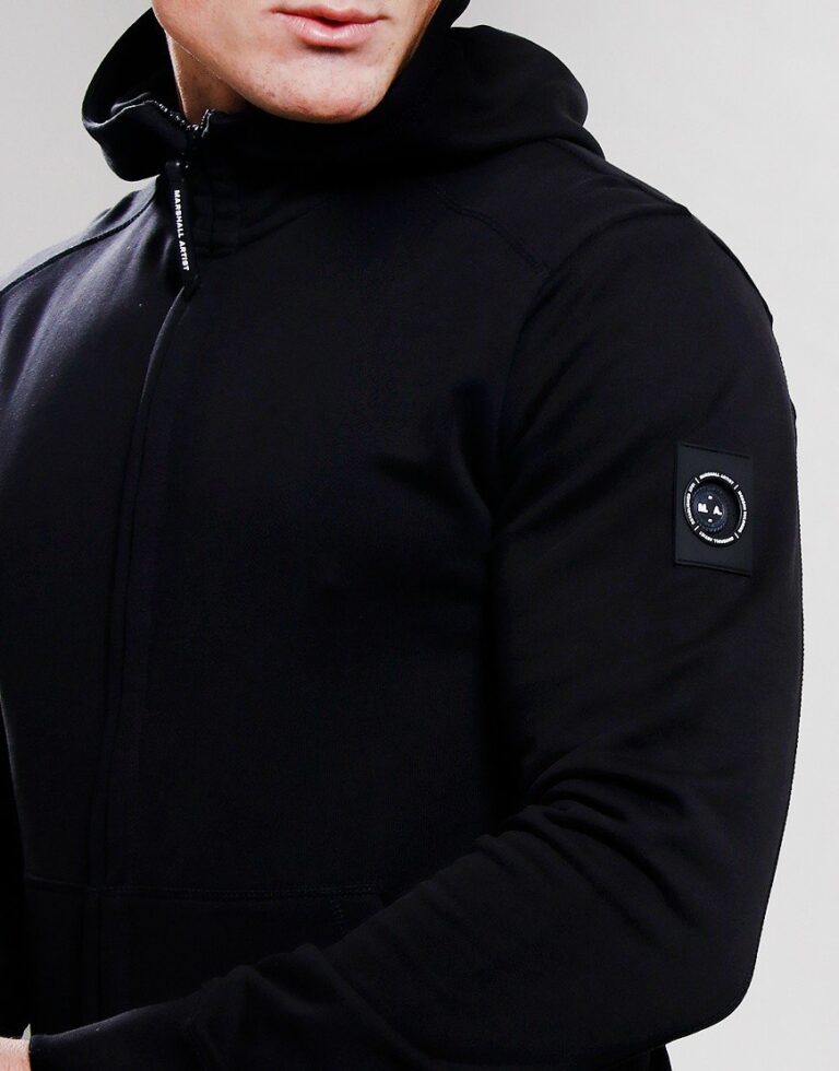 Marshall Artist Siren Full Zip Hoodie Black