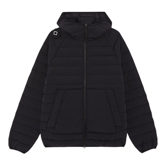 Ma.Strum Hooded Down Jacket Jet Black