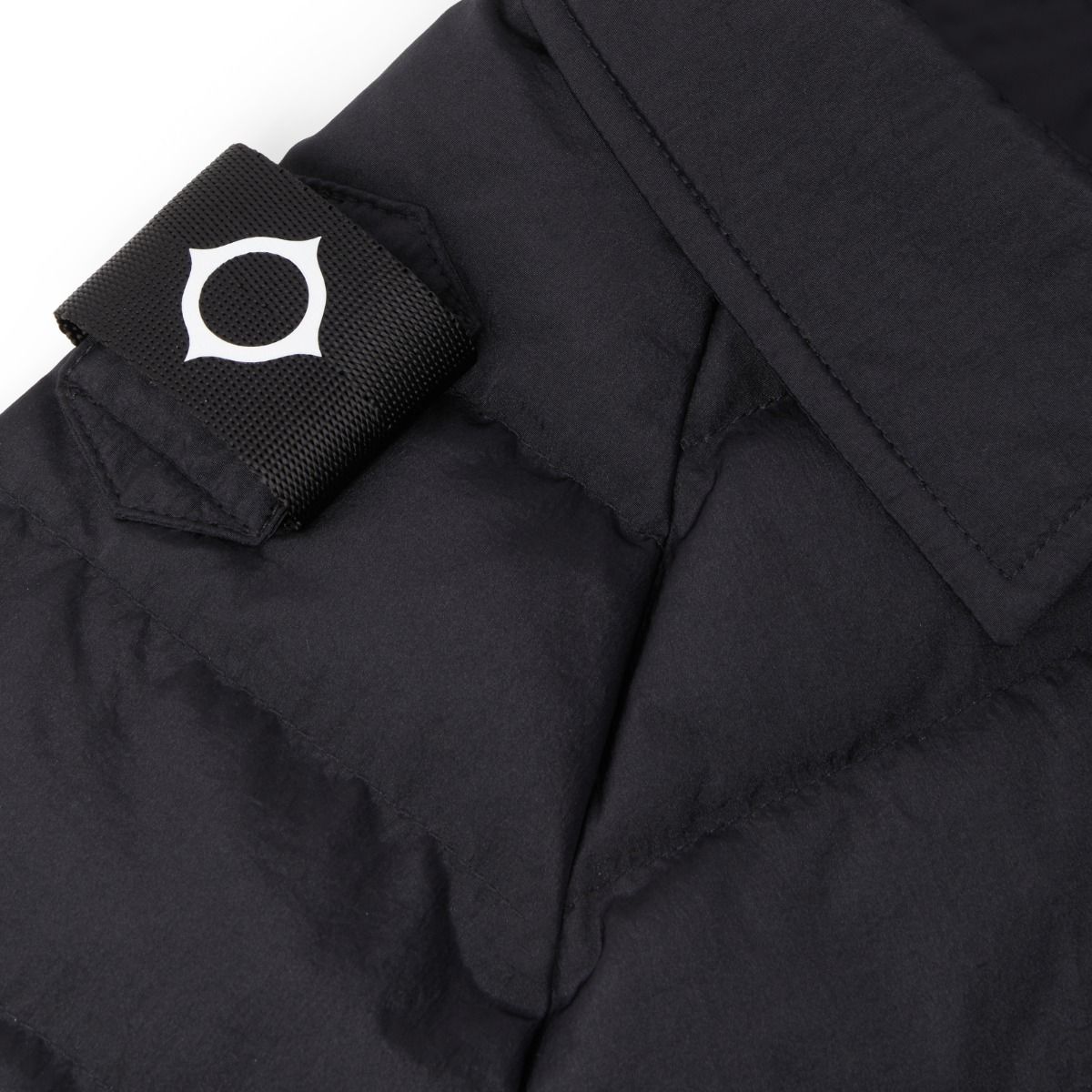 Ma.Strum Down Overshirt Jet Black