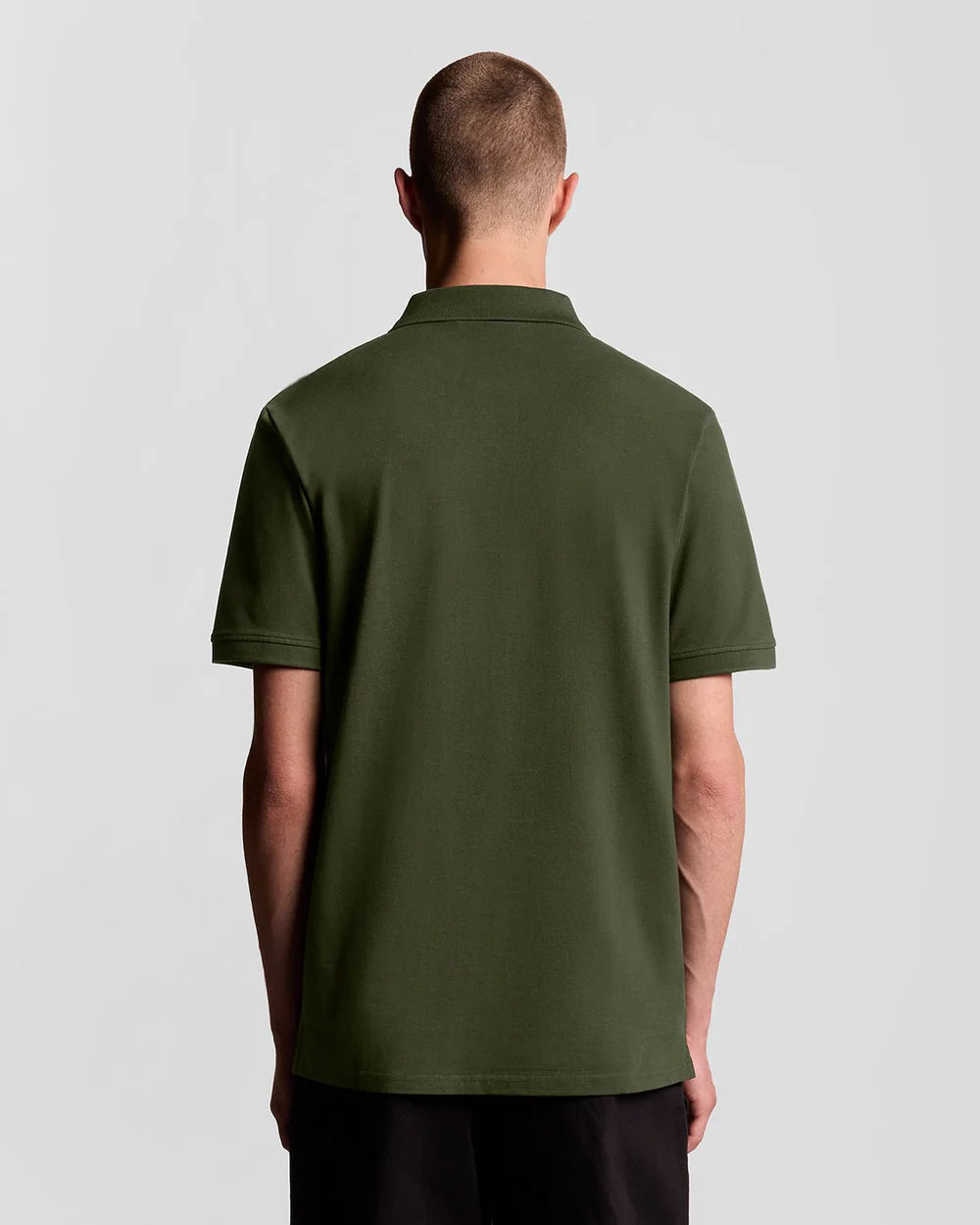 Lyle & Scott Plain Cotton Polo Olive