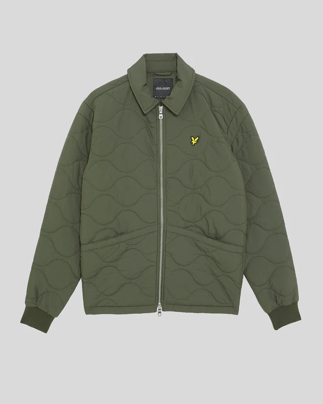 Lyle & Scott Quilted Ripstop Jacket Deep Depths