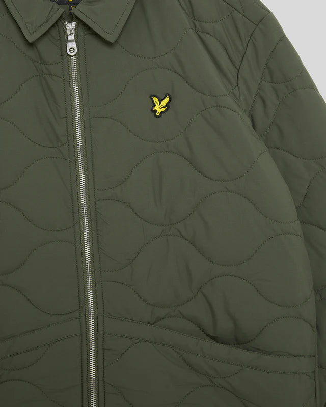 Lyle & Scott Quilted Ripstop Jacket Deep Depths