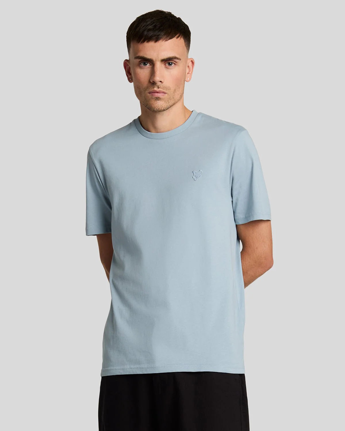 Lyle & Scott Tonal Eagle T-Shirt Blue Ash