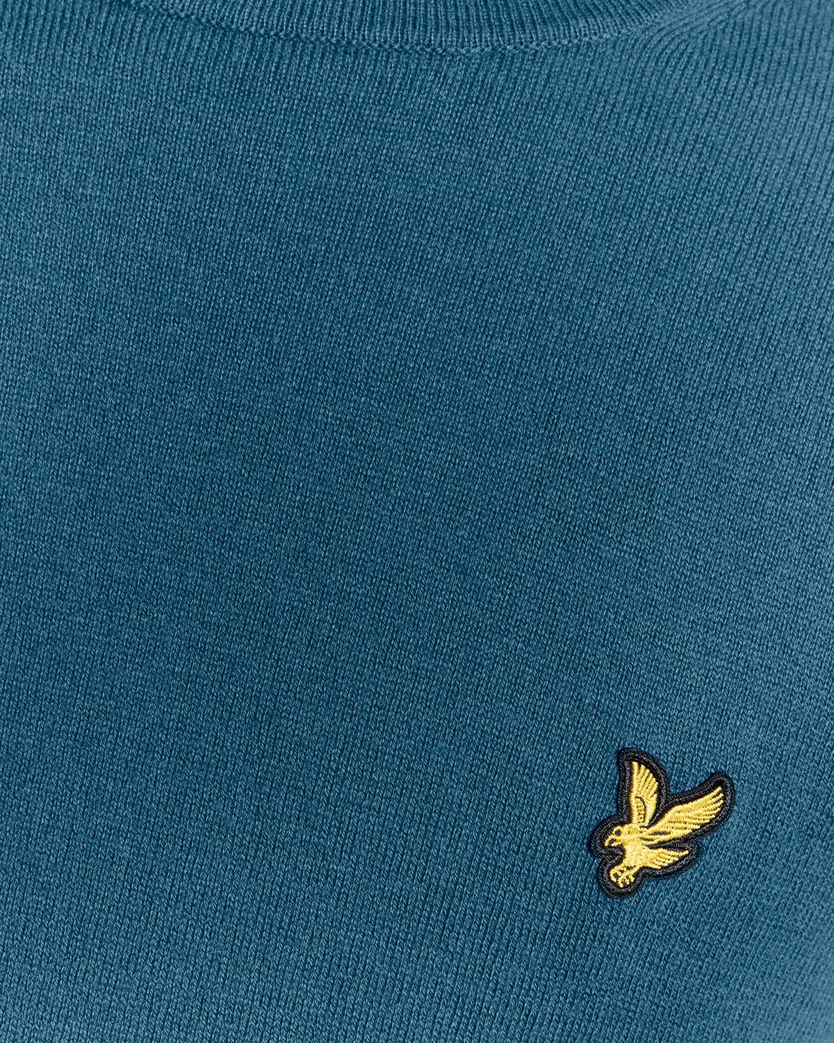 Lyle & Scott Cotton Merino Crew Neck Jumper Deep Water