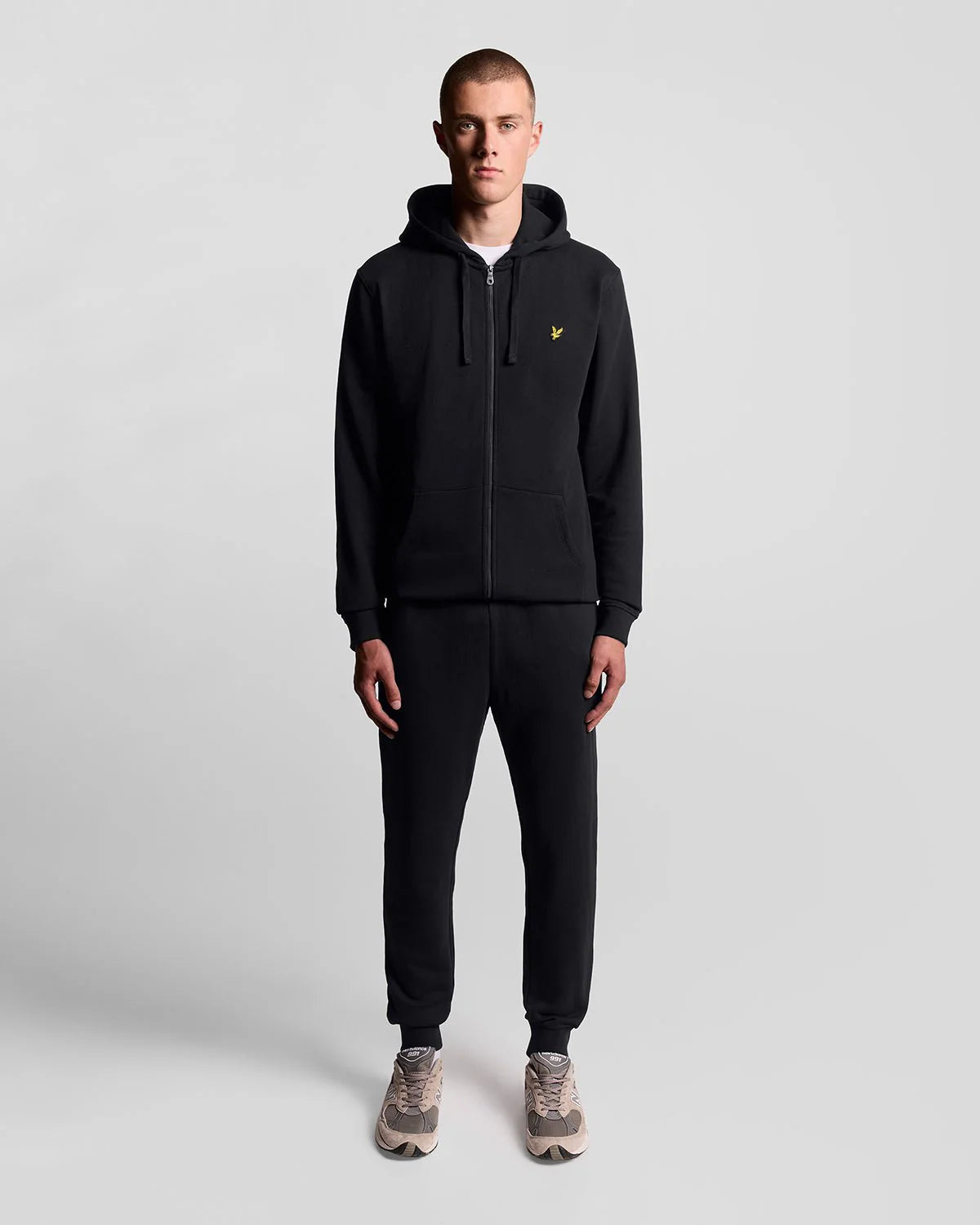 Lyle & Scott Zip Through Hoodie Jet Black