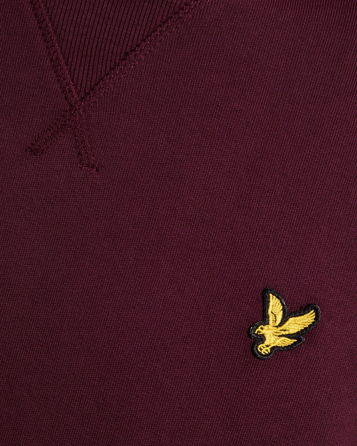 Lyle & Scott Crew Neck Sweat Burgundy