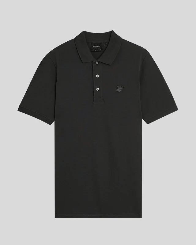 Lyle & Scott Superfine Cotton Polo Gunmetal