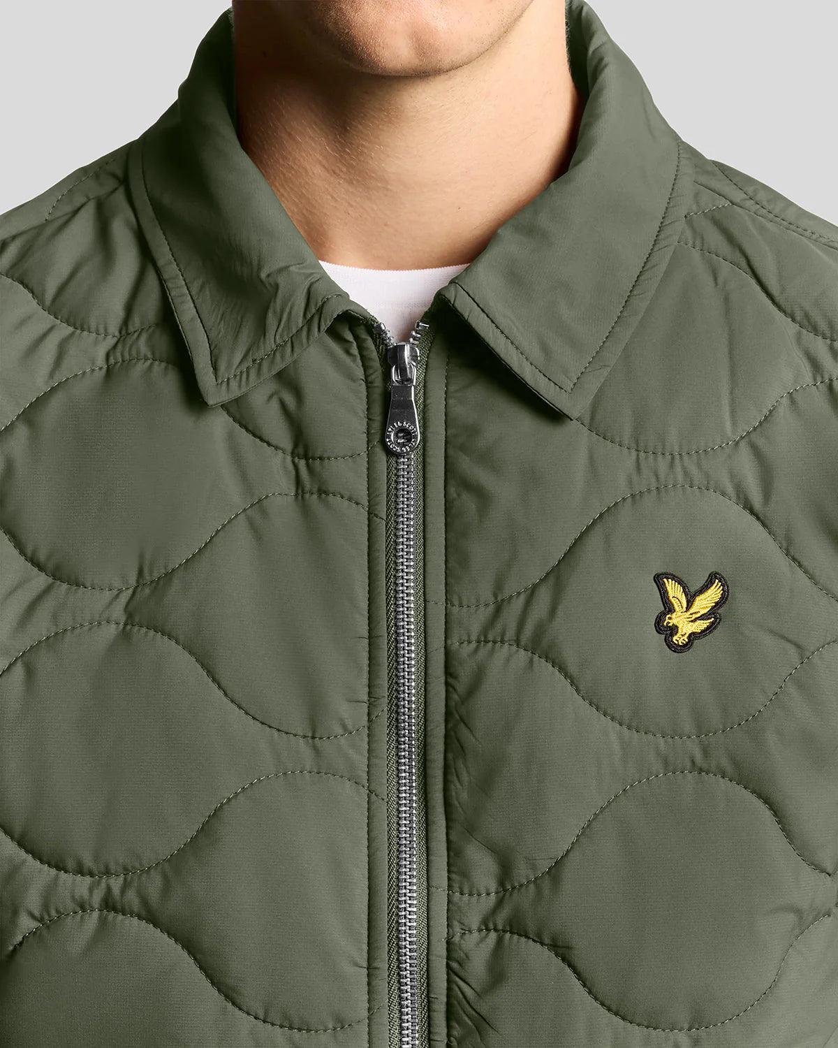 Lyle & Scott Quilted Ripstop Jacket Deep Depths